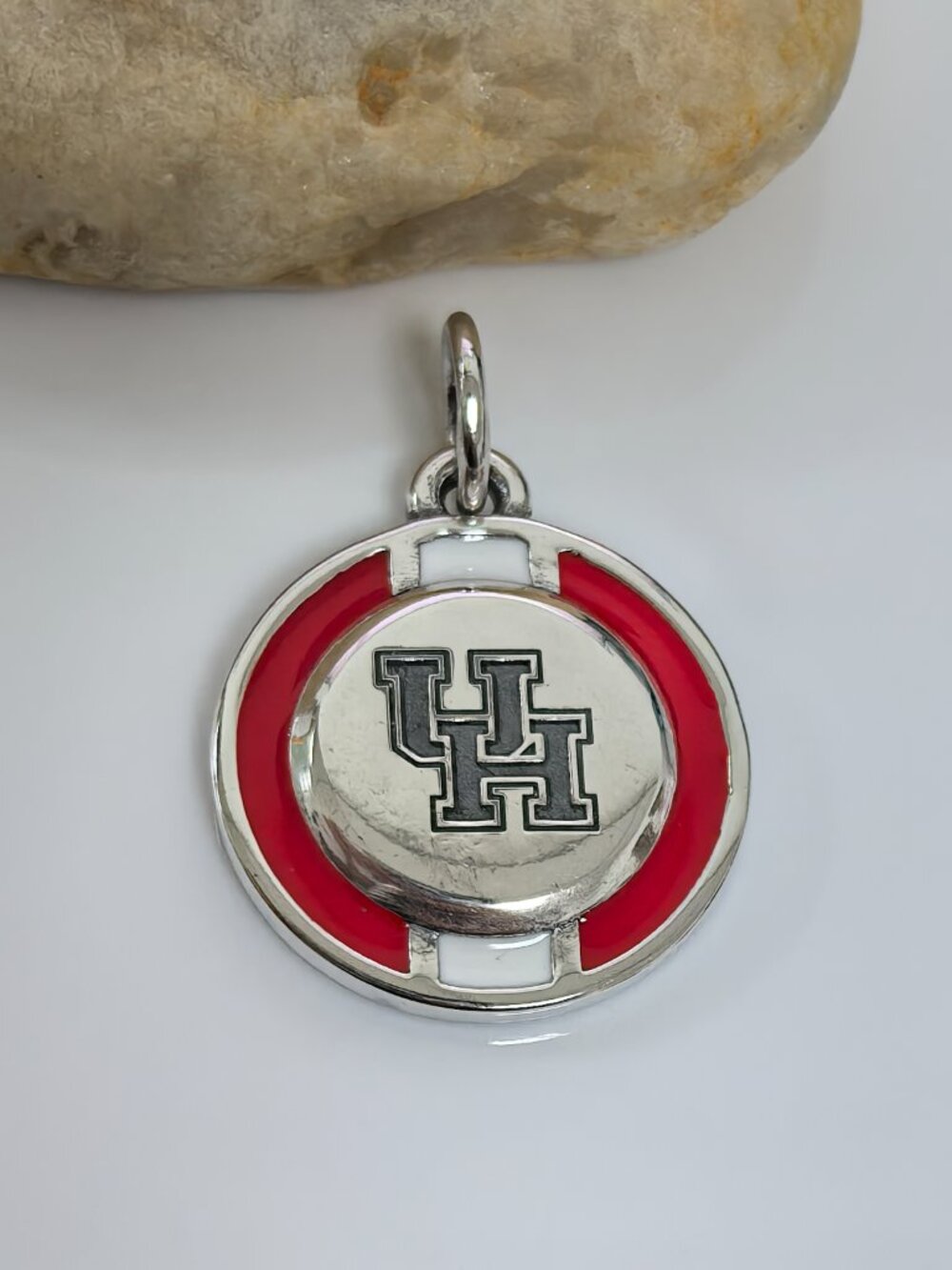 James Avery Enamel University of Houston School Spirit Charm, S925 Silver